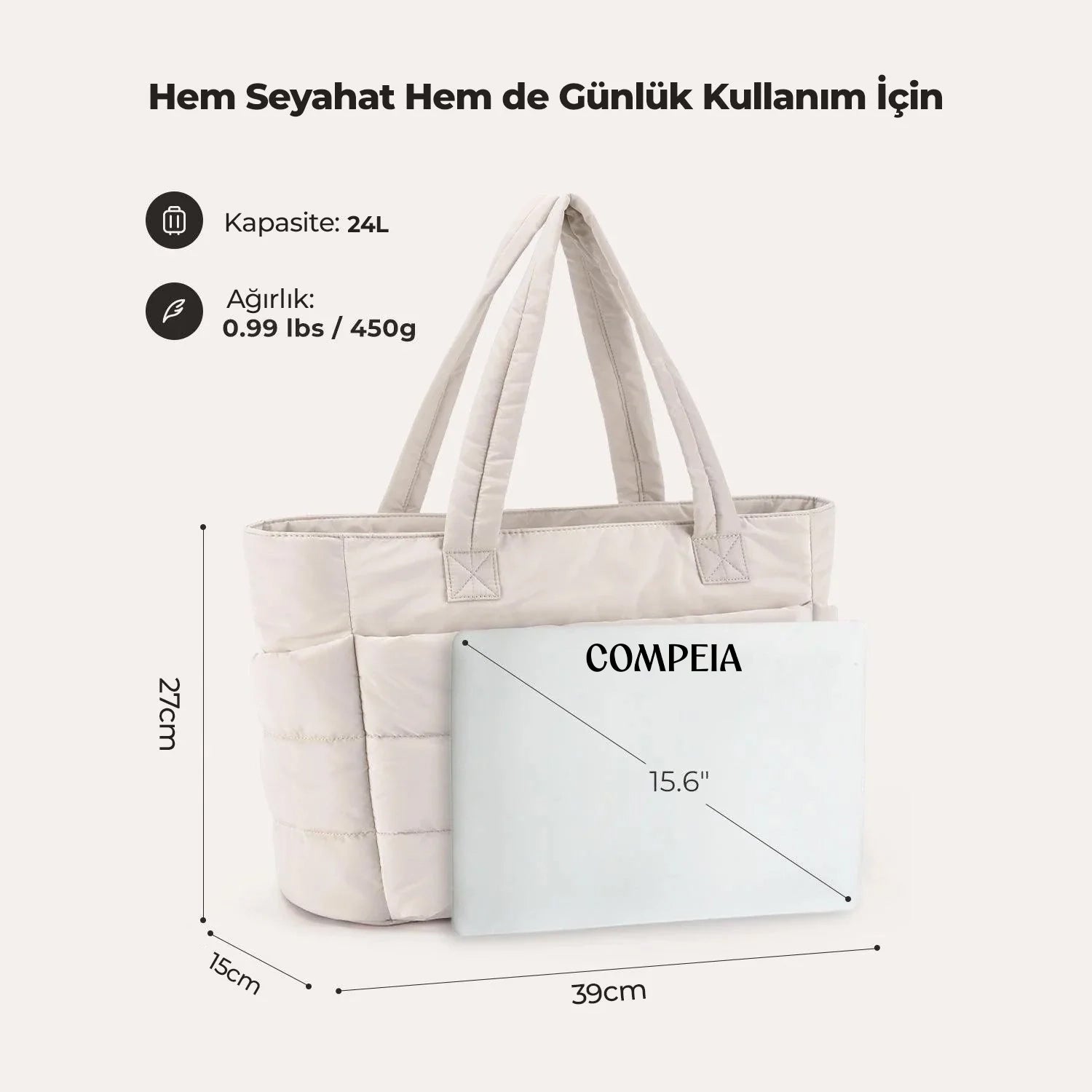 Puffy Tote Bag