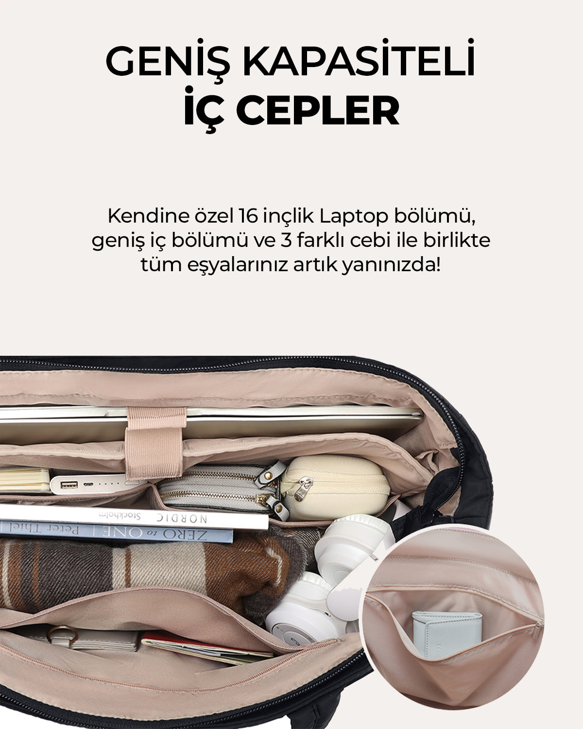 Puffy Tote Çanta | Hafif, Kabarık, Kapitone, Omuz Çanta