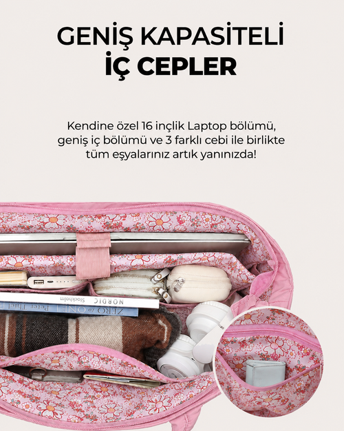 Puffy Tote Çanta | Hafif, Kabarık, Kapitone, Omuz Çanta