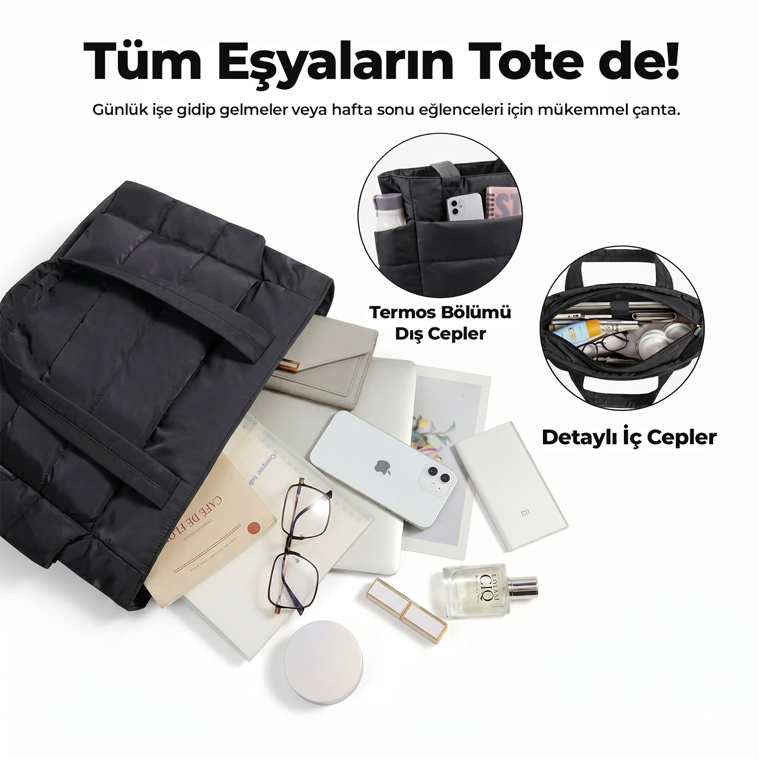 Puffy Tote Bag - Compeia